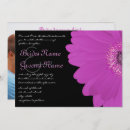 Search for black and fuchsia wedding invitations Vintage