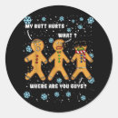 Search for funny gingerbread man stickers Cute