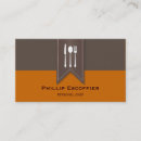 Search for silverware business cards Caterer