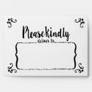 Search for kindly deliver to envelopes Black