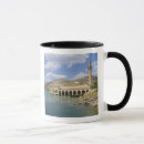 Search for clouds on lake mugs Blue