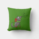 Search for funny christmas dog cushions Wolf