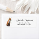 Search for red fox return address labels Forest animal