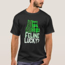 Search for feeling lucky tshirts Cat