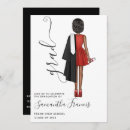 Search for red black white graduation invitations Trendy