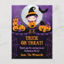 Search for fall background cards Trick or treat