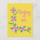 Search for flowers design postcards Yellow