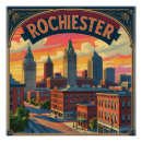 Search for rochester posters Vintage