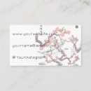 Search for japanese business cards Cherry blossom
