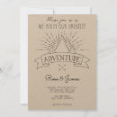 Search for adventure wedding invitations Rustic