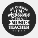 Search for music instructor stickers Musician