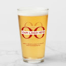 Search for business logo beer glasses Simple professional minimalist