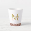 Search for gold initial mugs Pink