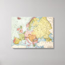 Search for europe map canvas prints European