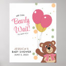Search for cute bear posters We can bearly wait