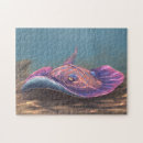 Search for stingrays puzzles Underwater