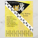 Search for tears flyers Dog walking