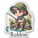 Search for fishing cartoon stickers Cute