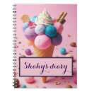Search for ice cream notebooks Diary