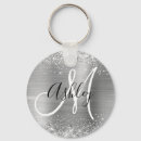 Search for black white silver key rings Glitter