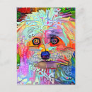 Search for dog painting postcards Cute