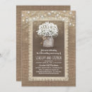 Search for rustic wedding anniversary invitations Mason jar
