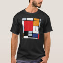Search for mondrian tshirts Composition