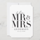 Search for future mr and mrs invitations Typography