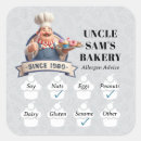 Search for food allergy alert stickers Allergent