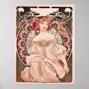 Search for alphonse mucha flowers posters Victorian