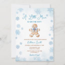 Search for man shower invitations Snowflakes
