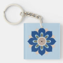 Search for rosette key rings Blue