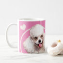 Search for white poodle mugs Cute dog