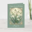 Search for snowdrop flower cards White flowers