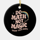Search for funny math christmas tree decorations Teacher