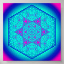 Search for hexagons posters Fractal