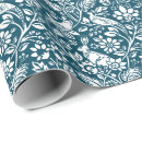 Search for indigo wrapping paper William morris