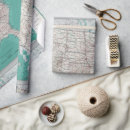 Search for road map wrapping paper Travel