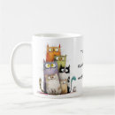 Search for whimsical cat mugs Funny