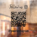 Search for social media qr code signs Black