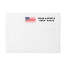 Search for us flag return address labels Red white and blue
