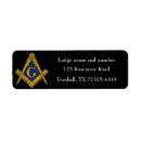 Search for compass return address labels Freemason
