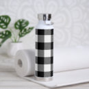 Search for buffalo plaid water bottles Black