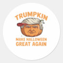 Search for political parody stickers Halloween pumpkin
