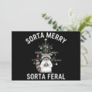 Search for raccoon christmas cards 2025