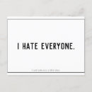 Search for hate you postcards Minimalist