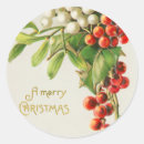 Search for vintage holly stickers Merry christmas