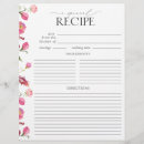 Search for binder inserts recipe cards Floral