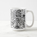 Search for paisley pattern design mugs Black