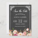 Search for chalkboard save the dates Floral